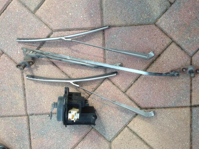 Camaro windshield wiper motor linkage arms and blades 1969 original oem chevy