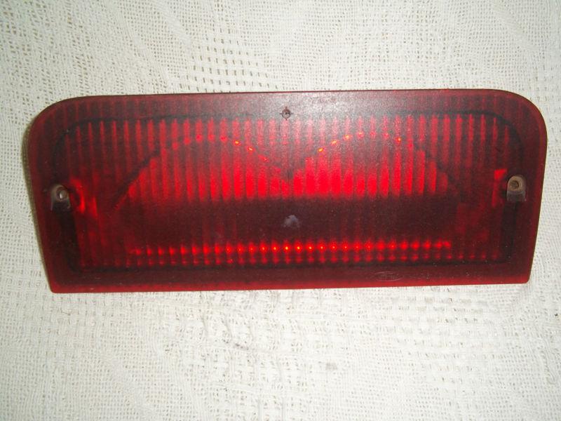 1993 ford conversion mark iii e-150 van 3rd tail light w/sockets f2ub-13a617-ab 