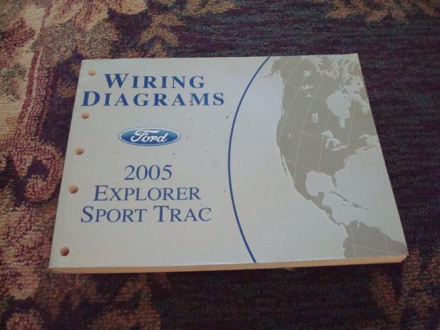 2005 ford explorer/sport trac service shop electricalwiring diagrams manual book