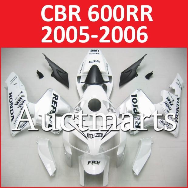 Fit honda 05 06 cbr600rr cbr 600 rr 2005 2006 fairing kit abs plastics b51 a11