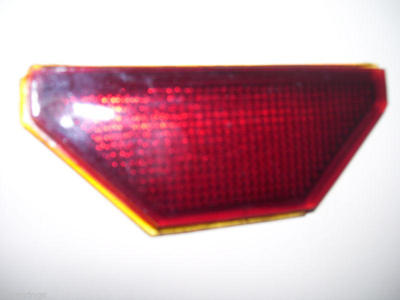 Late 20's early 30's red glass tail light lens - buick hudson studebaker ? mis40