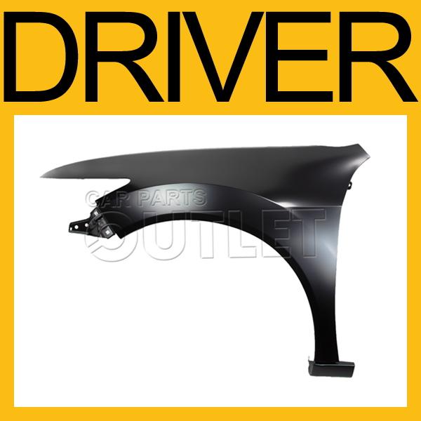 2009-2012 acura tsx driver side front l/h l left fender primed black steel 