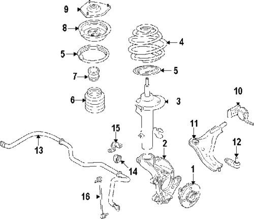 Mini 31319807008 genuine oem factory original strut