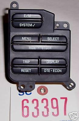 Lincoln 95 continental trip display control panel 1995