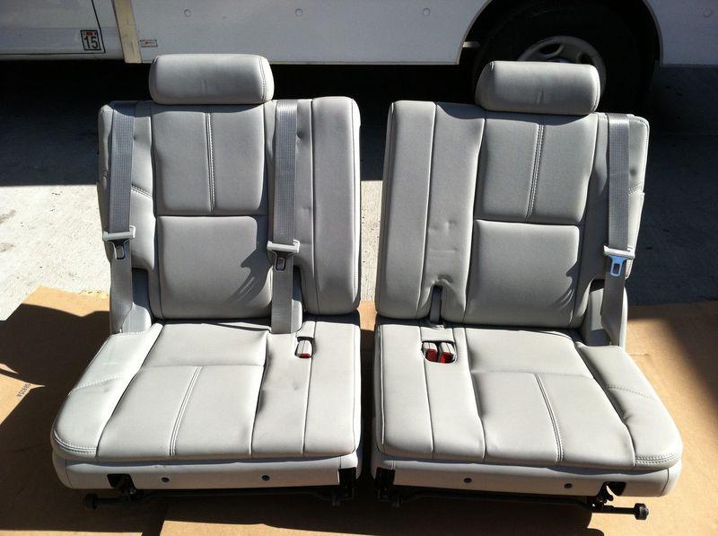 2007-2011  escalade-yukon- suburban--tahoe 3rd row seats gray