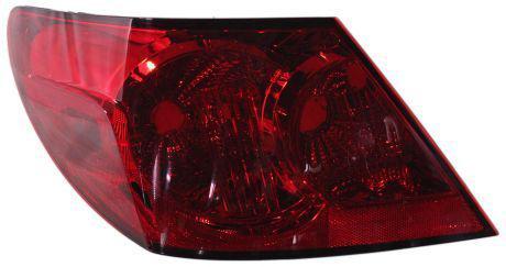 Tail light brake lamp rear lens & housing driver's left side lh