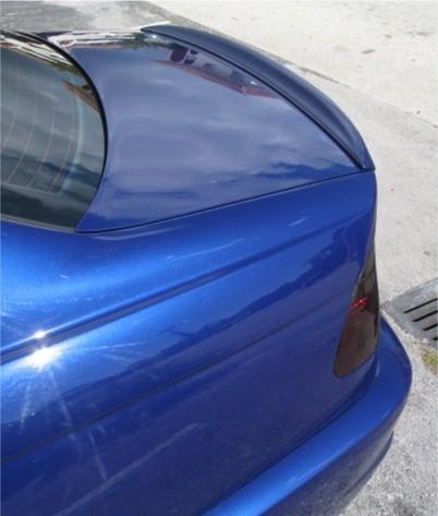 1999-2005 bmw 3 series coupe (e46) m3 csl style trunk lip spoiler (painted)