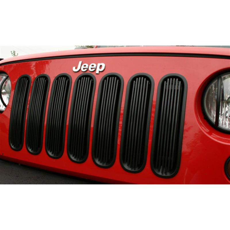 Rugged ridge 11401.30 billet grille inserts 07-13 wrangler