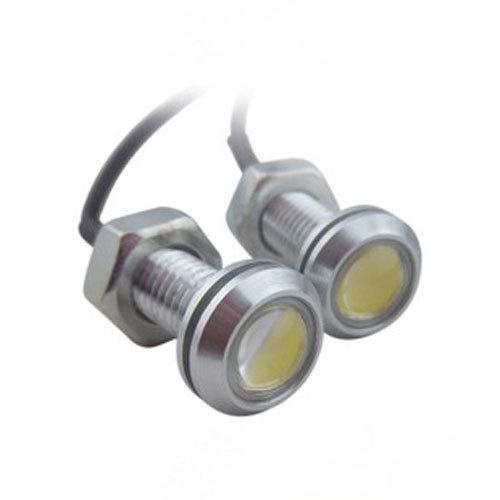 6x 9w silver led bolt on screw eagle eye lights fog driving lamps car motorcycle