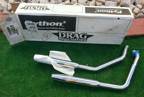 Drag specialties python dyna 1991-2005 tapered exhaust part #ds-210437