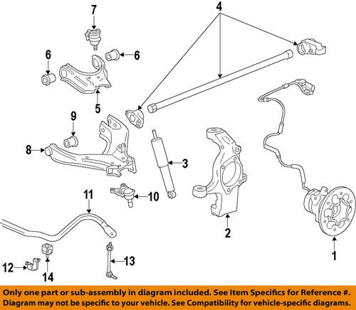 Gm oem 19208003 front shock absorber/shock absorber