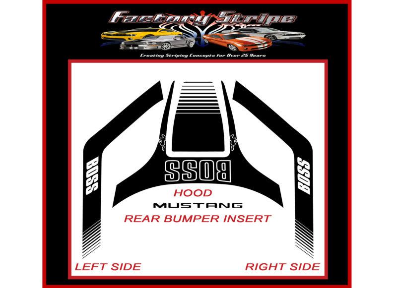  1999 2004 mustang boss stripe kit decal factory stripe 3m 