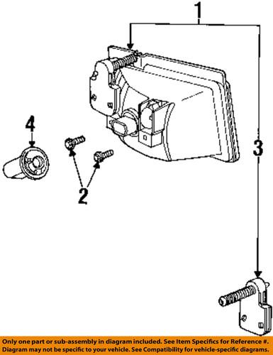 Saturn oem 19257056 fog light bulb-bulb