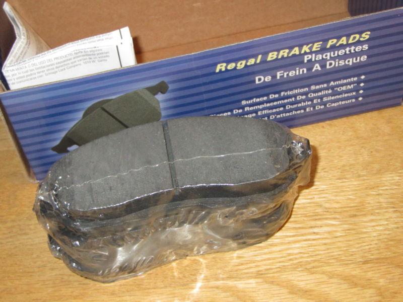 Mercedes-benz ml320 ml350 ml430 set of front semi-metallic brake pads by regal 