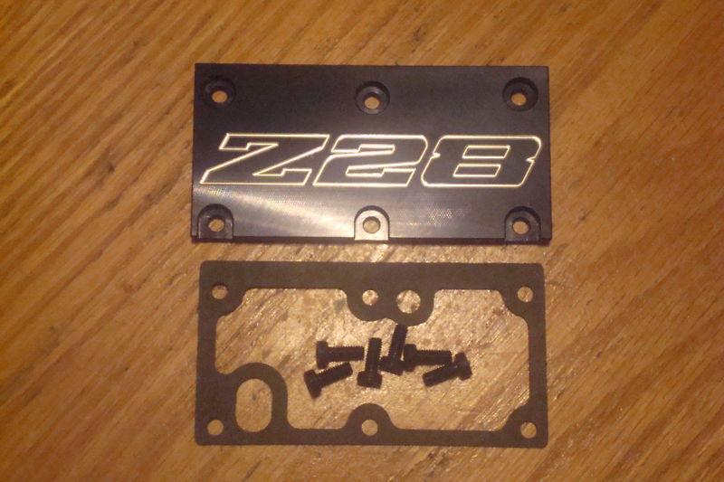  z28 tpi lt1 throttle body cover plate, iroc, camaro