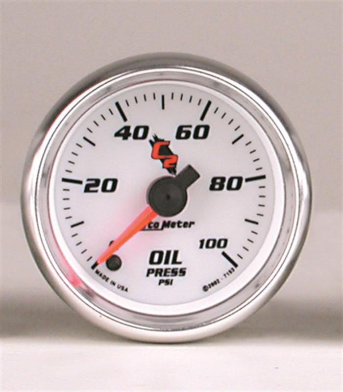 Auto meter 7153 c2; electric oil pressure gauge