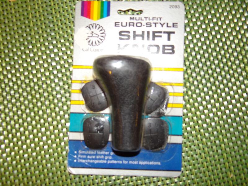 Cal custom multi-fit euro-style standard shift shifter knob nib