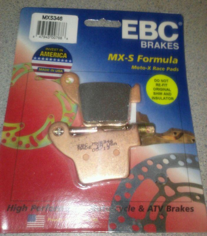 Ebc mxs race rear brake pads 02-07 honda cr125r cr 125 250 r cr250r mxs346