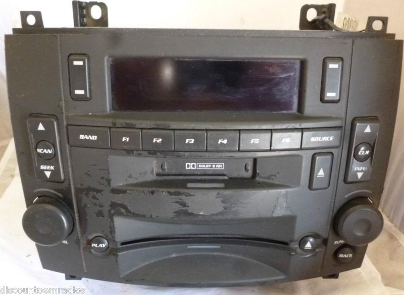 03-07 cadillac cts srx radiio cd cassette player 25753338 *