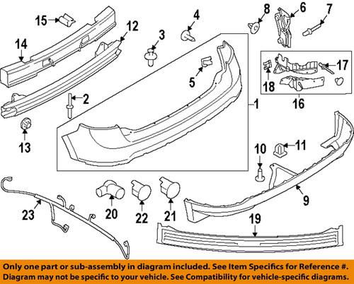 Ford oem 8a5z15k859la rear bumper-reverse sensor