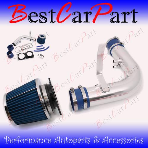 Bcp blue 97-03 f150/expedition 4.6 5.4 v8 ram air intake induction kit + filter