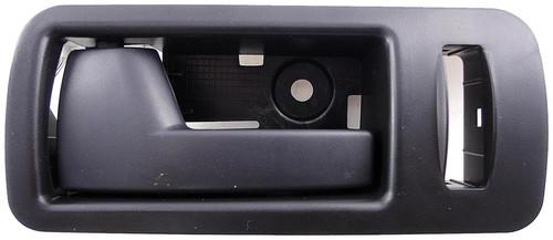 Int door handle front lh mustang texture black (w/o alum trim) platinum# 1231136