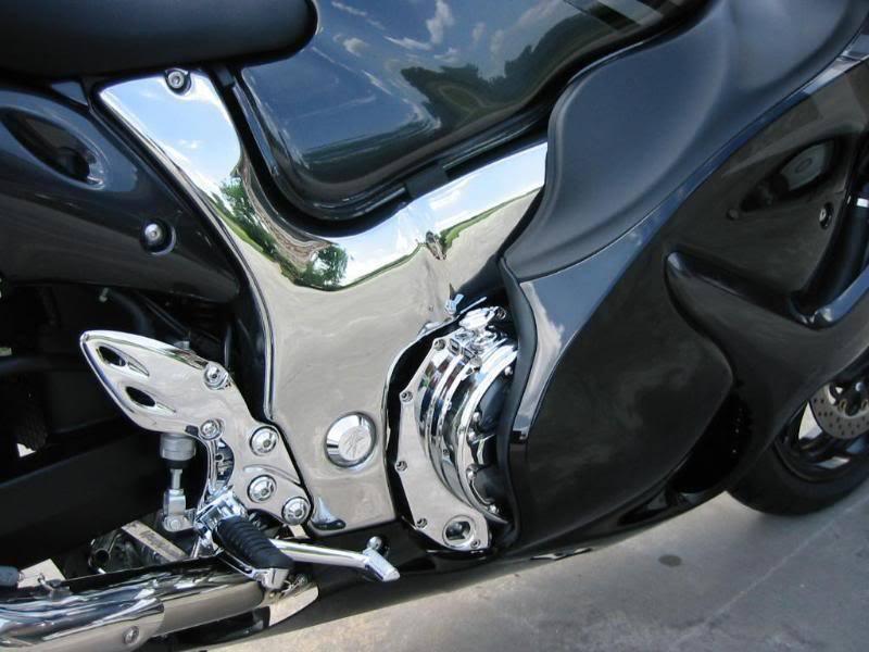 Hayabusa chrome frame covers!!! 99-01-02-03-04-05-06-07-08-09-10-11-12-13 