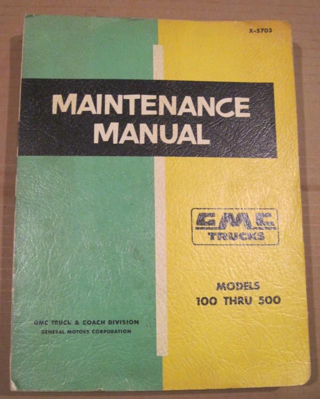 55-59 gmc shop manual