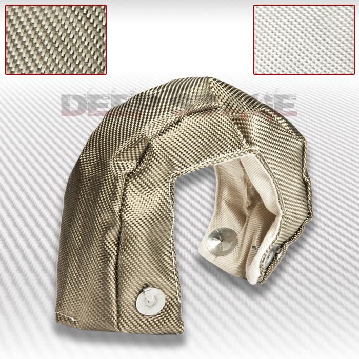 T3 t25 t28 gt25 gt35 turbo/turbocharger titanium lava rock heat shield blanket