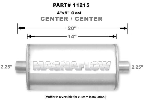 Magnaflow 11215 stainless steel muffler