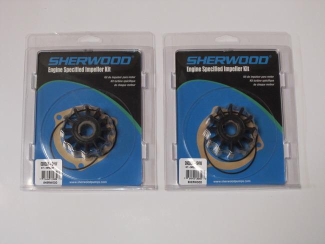 Two pack of sherwood 9000k impeller kit