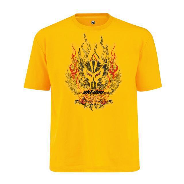 New 2014 ski-doo mens inferno t-shirt yellow large 4536880910