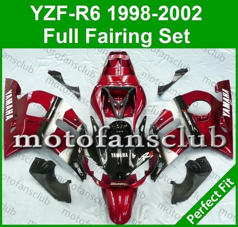 Fit yamaha yzf r6 98 99 00 01 02 yzfr6 1998 1999 2000 2001 2002 fairing #16 b