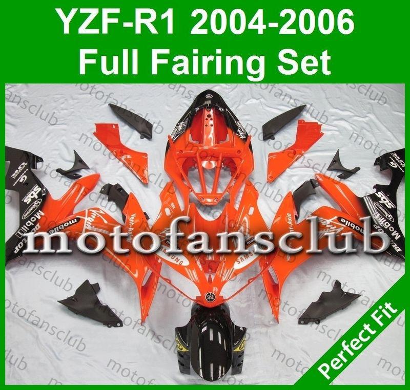 Fit yamaha yzf r1 04 05 06 yzfr1 2004 2005 2006 fairing bodywork plastics #12 b