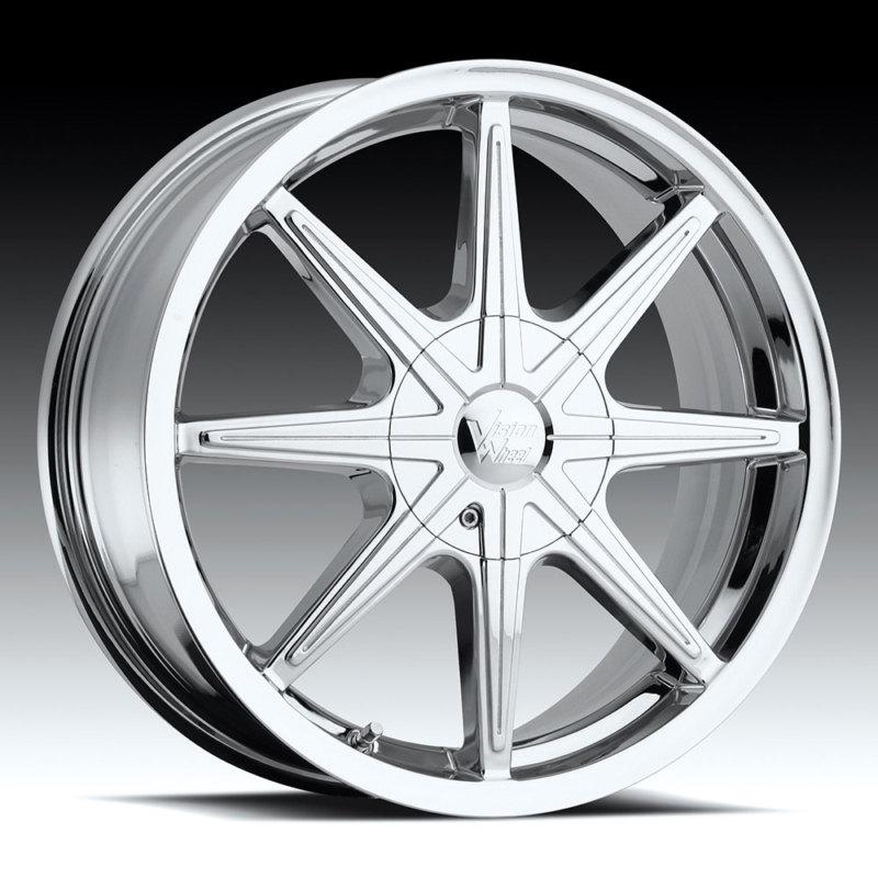 15" inch 5x115 5x108 chrome wheels rims 5 lug ford chevy pontiac buick