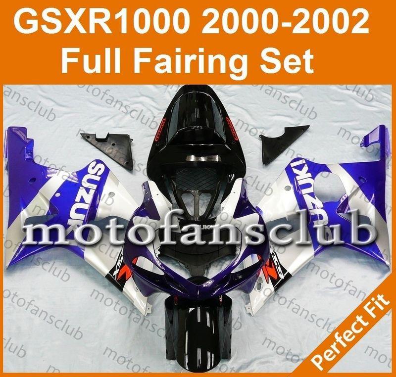 Fit suzuki gsxr 1000 00 01 02 gsx-r 2000 2001 2002 fairing bodywork k1 #18 b