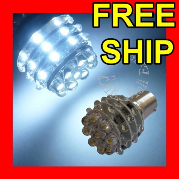 2x 1156 ba15s white 36-led  turn indicator bulb light