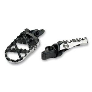 Moose racing hybrid footpegs 1/2 in offset ss for kaw kx250/f/450f suz rm-z250