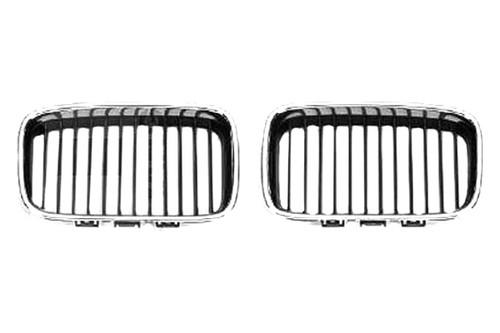 Replace bm1200114 - bmw 3-series rh passenger side grille brand new grill