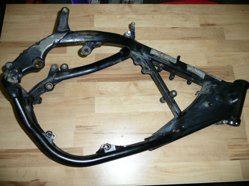 2006-2007 ktm 250 xcf sxf xcf-w main frame chassis with papers (ttl)