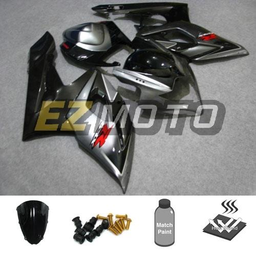 Inj fairing kit pack w/ windscreen & bolts for suzuki gsxr 1000 k5 2005 2006 ax