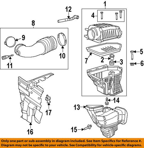 Chrysler oem 4861739ac exhaust resonator-resonator