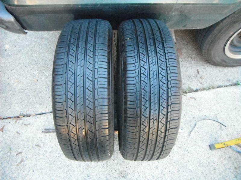 2 excellent 235 55 19 101v michelin latitude tour hp tires 7-8/32 audi 300