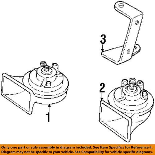 Volkswagen oem 3u0951206 horn