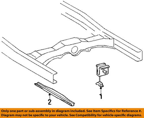 Toyota oem 5193335200 spare tire carrier-spare carrier stopper