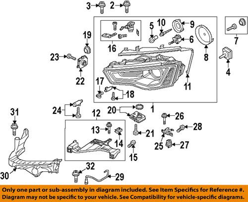 Audi oem 8k0941044e headlight bulb