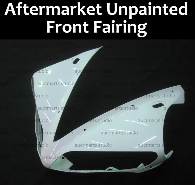 Fit yamaha yzf r1 04 05 unpainted front upper nose fairing cowl d