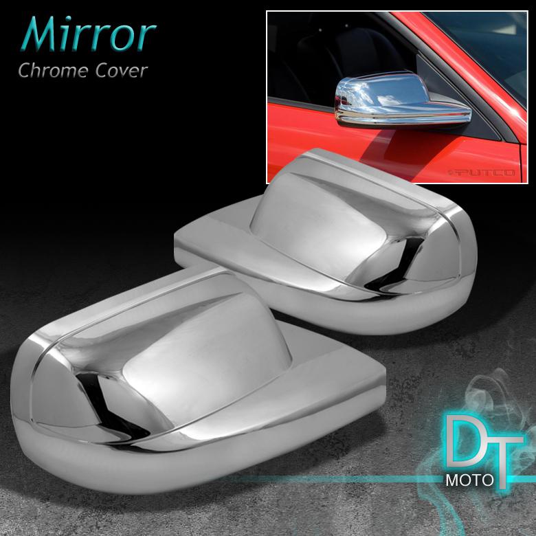 05-09 ford mustang 2dr full chrome side mirror covers 2pcs