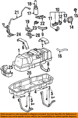 Toyota oem 772010c910 fuel tank filler neck