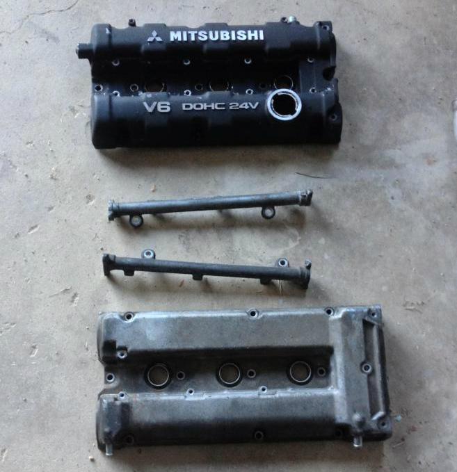 91-93 mitsubishi 3000gt vr-4 valve covers and fuel rails.